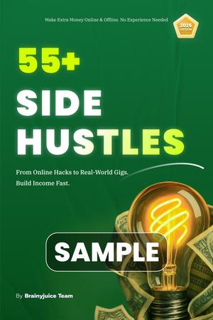 55+ Side Hustles (Sample)